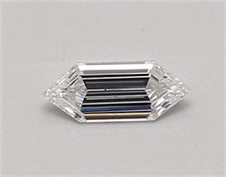 Picture of Lab Created Diamond 0.33 Carats, HEXAGON with  Cut, D Color, vs1 Clarity and Certified by IGI