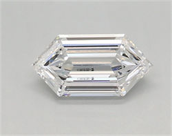 Picture of Lab Created Diamond 0.31 Carats, LONG HEXAGON with  Cut, D Color, vvs2 Clarity and Certified by IGI
