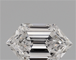 Picture of Lab Created Diamond 1.24 Carats, LONG HEXAGON with  Cut, D Color, vs1 Clarity and Certified by IGI