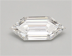 Picture of Lab Created Diamond 0.89 Carats, LONG HEXAGON with  Cut, D Color, vvs2 Clarity and Certified by IGI