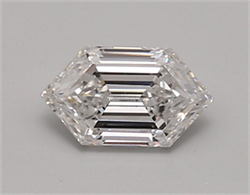 Picture of Lab Created Diamond 0.88 Carats, LONG HEXAGON with  Cut, E Color, vs1 Clarity and Certified by IGI