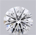Lab Created Diamond 1.86 Carats, Round with Ideal Cut, G Color, VS1 Clarity and Certified by IGI